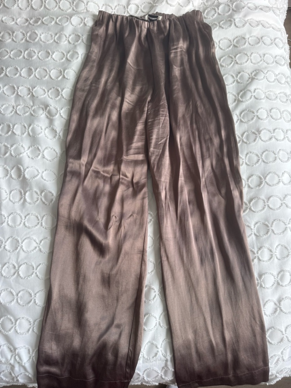 DISSH Wide-Leg Satin Pants